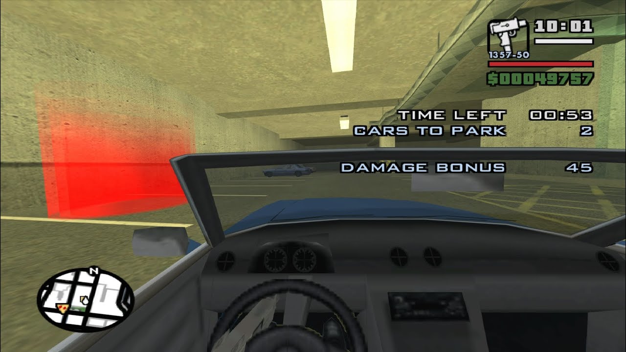 First-Person mod - GTA San Andreas - Valet Parking (mission) -  from the Starter Save