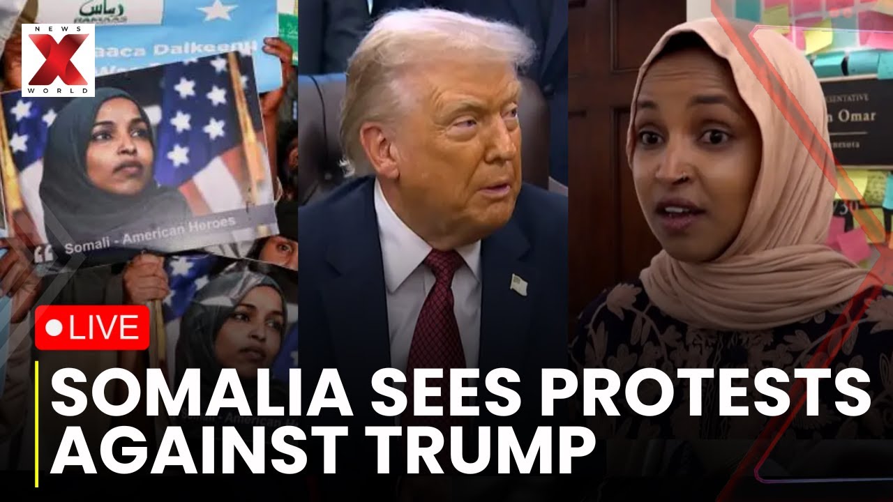 Somalia Anti-Trump Protest LIVE: Somali protesters chant Down Trump in Mogadishu | Trump Vs Somalia
