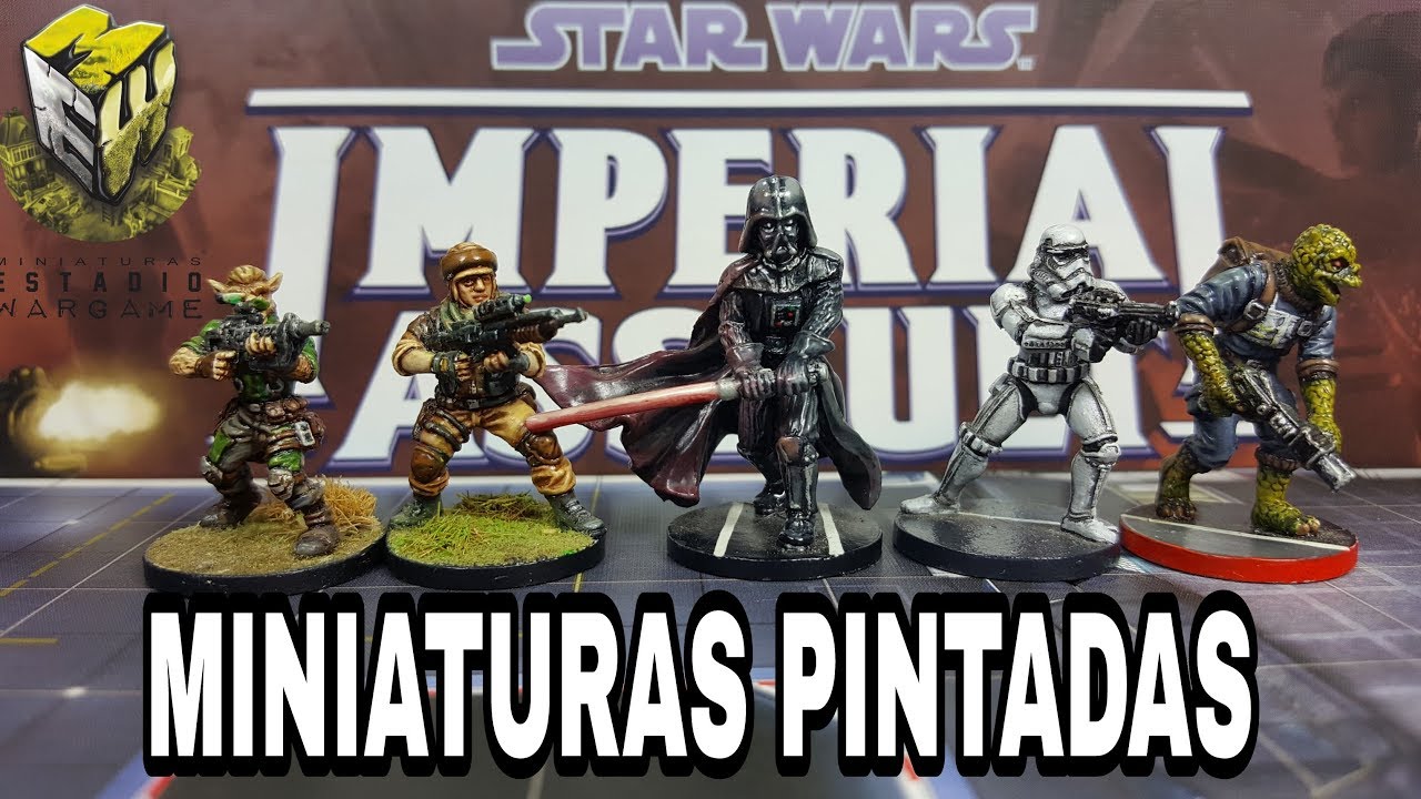 STAR WARS IMPERIAL ASSAULT todas sus miniaturas pintadas
