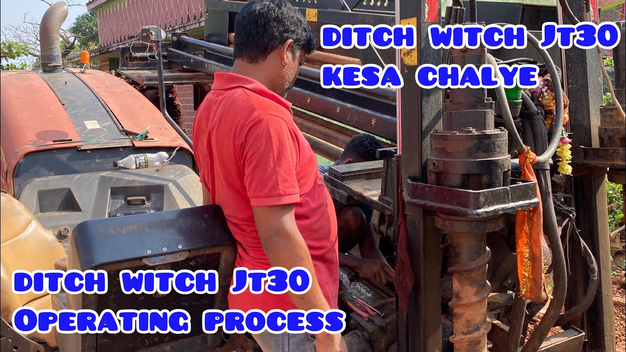 How to operating ditch witch jt30
