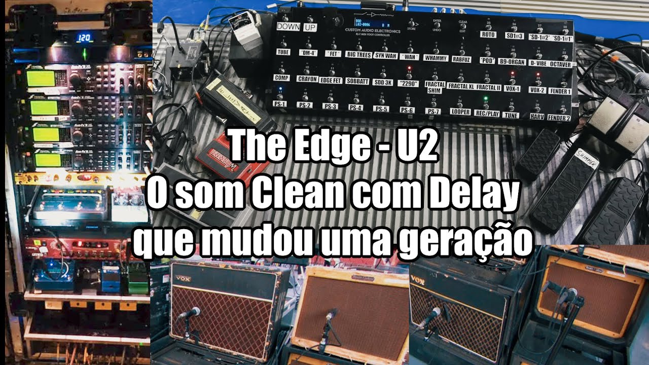U2 - De onde vem o som CLEAN mais FAMOSO do universo da GUITARRA | The Edge Rig REACT