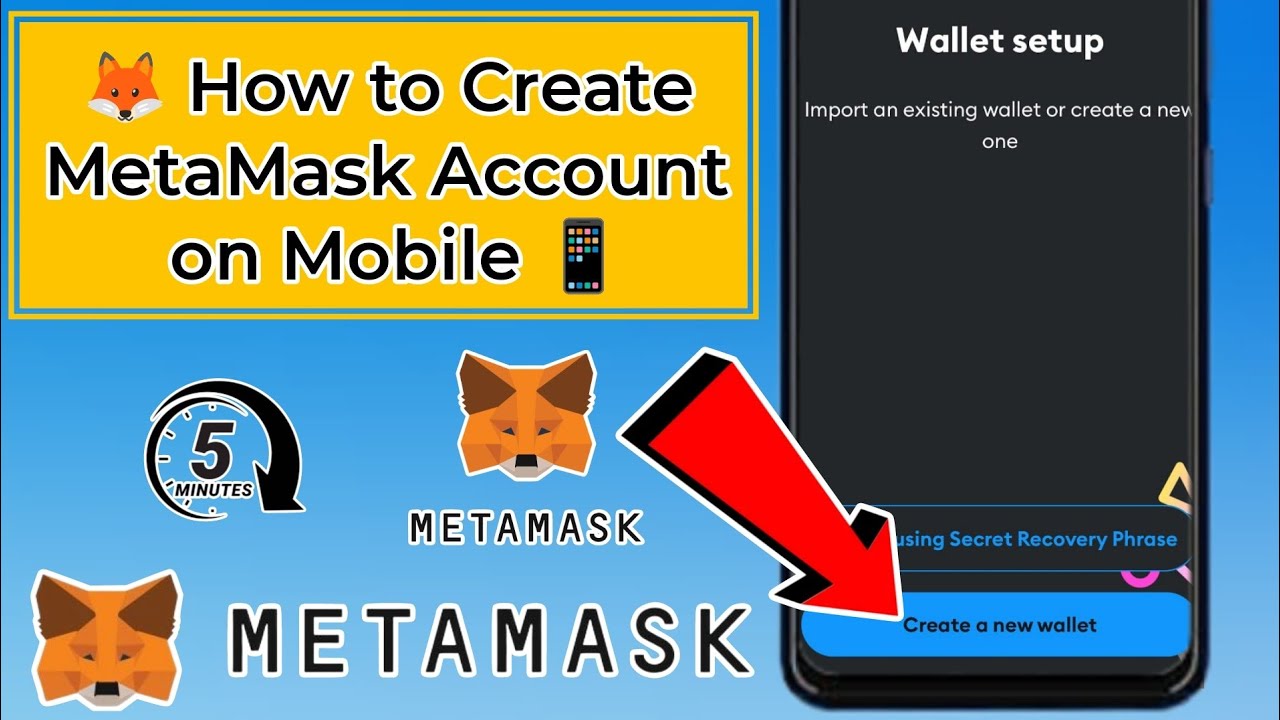 MetaMask Wallet Kaise Banaye 2024 🦊 | How to Create MetaMask Account on Mobile 📱 | Easy Guide