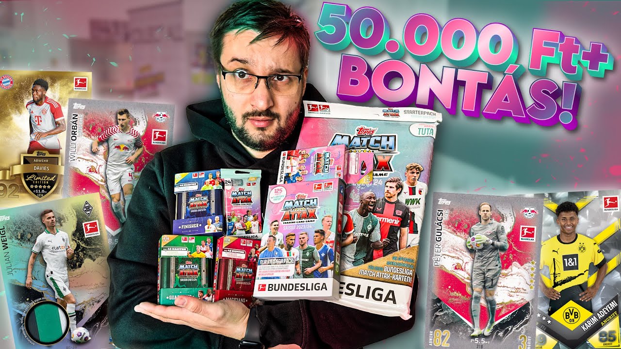 MINDEN TERMÉKBŐL BONTOK 1-ET!🤩I Topps Match Attax Bundesliga 2023/2024