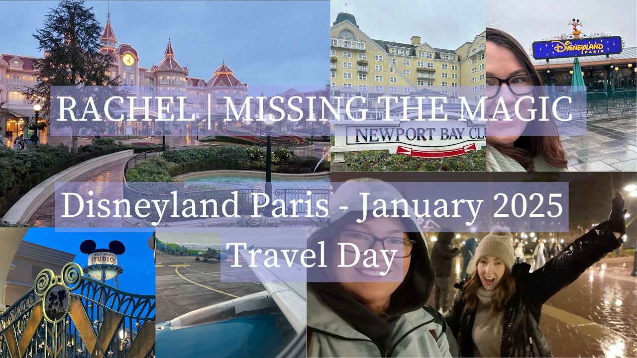 Disneyland Paris January 2025 | Travel day | Newport Bay Room Tour | World of Disney Shopping