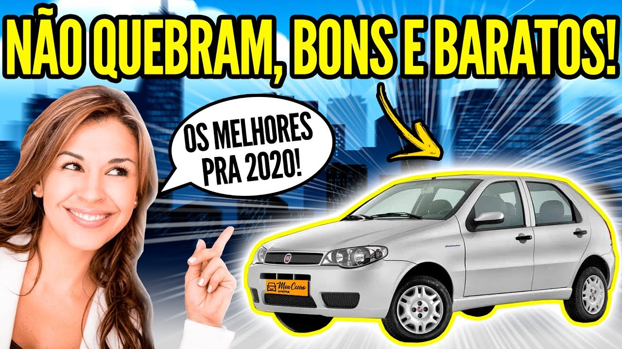 CARROS EXCELENTES e BARATOS pra COMPRAR em 2020!