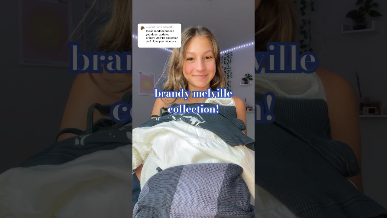 my updated brandy melville collection 💌 #kristinak #getkristinato100k #haul #viralshort