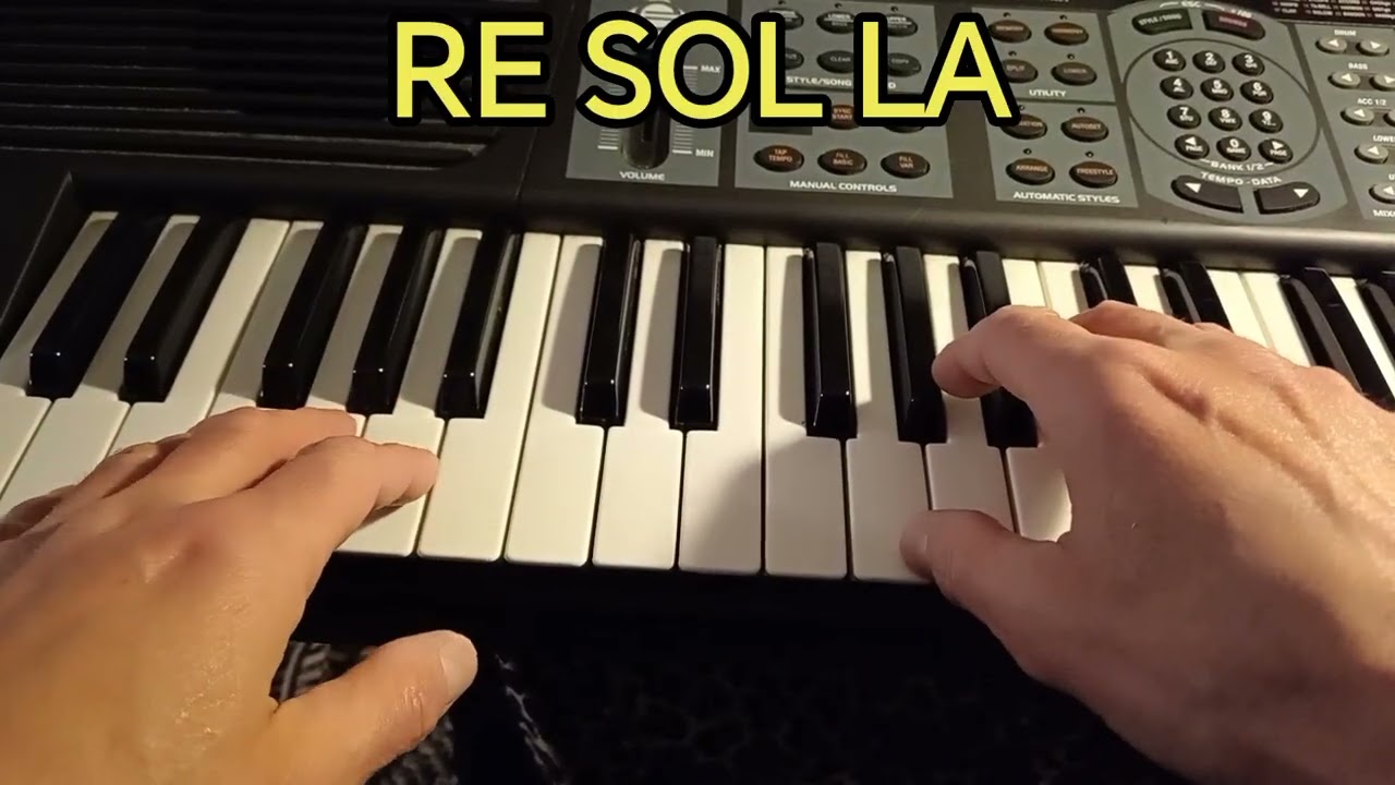 3 accordi al pianoforte per un brano rock&roll from Usa