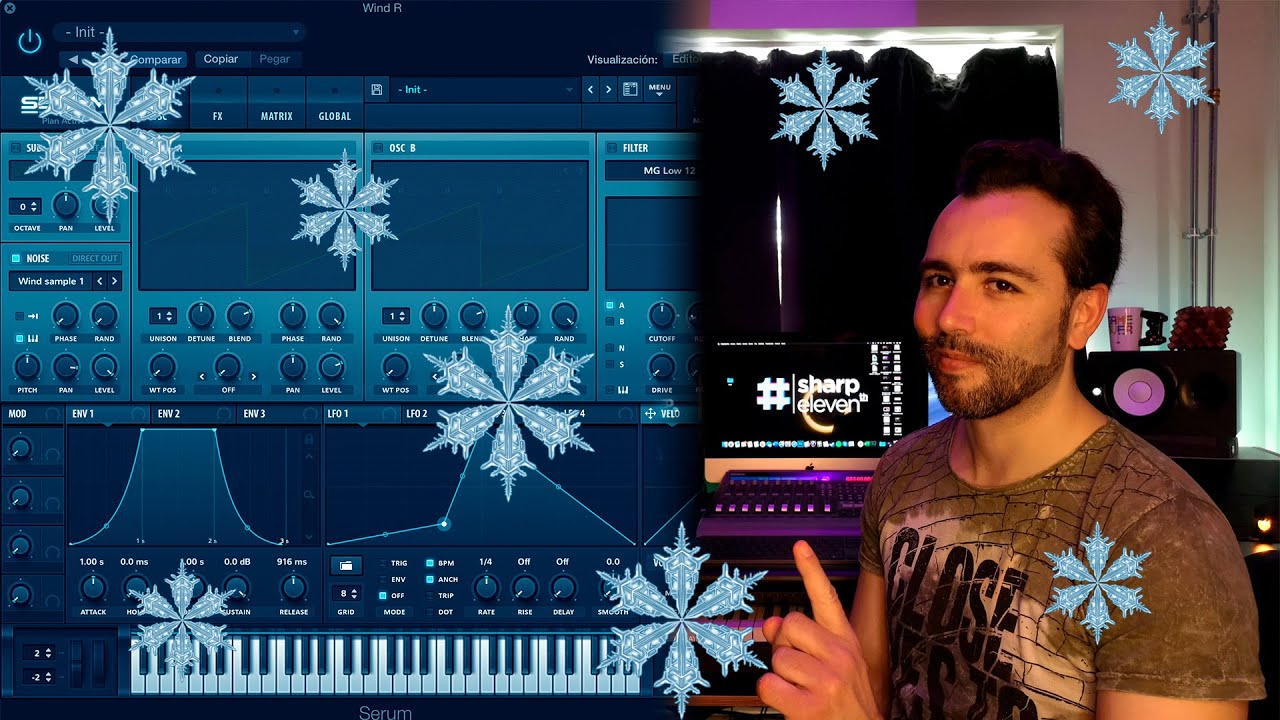 How to - Polar BLIZZARD sound effect from scratch with Serum