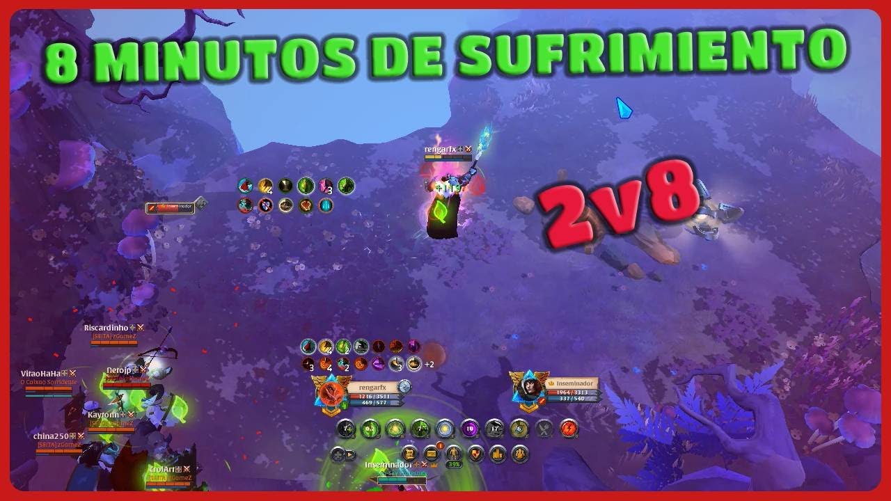 2V8 | concedemuertes + gran baston natural |caminos avalonianos | #albiononline #albion #albioneast