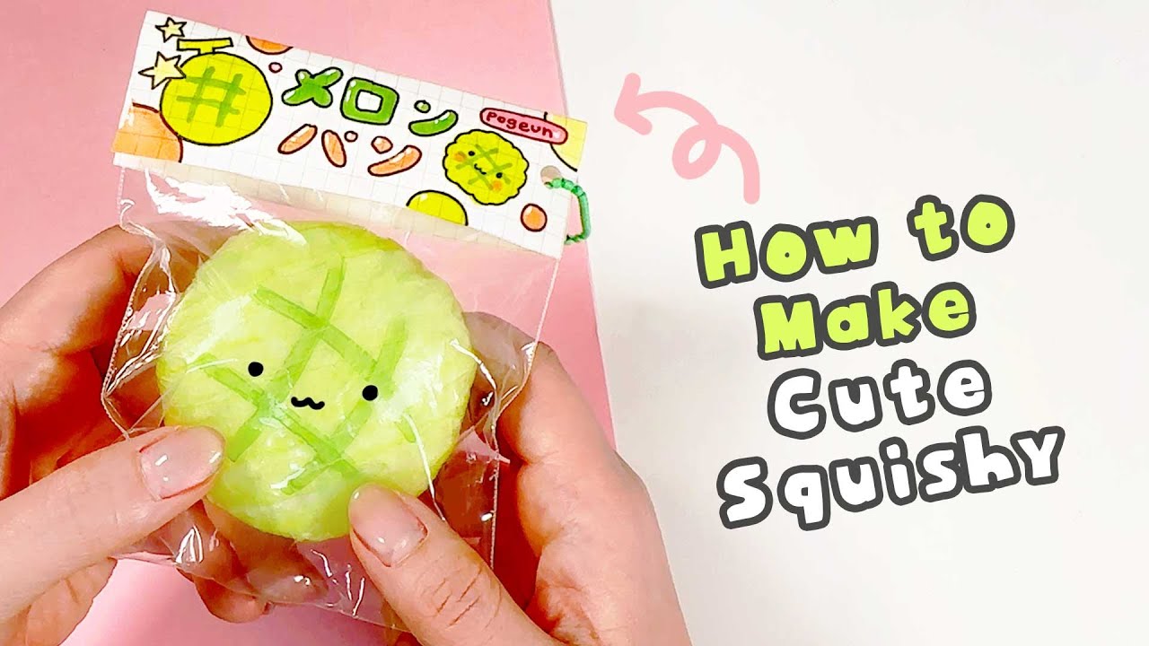 How to make a DIY Bread Squishy❤ easy tutorial l ASMR l No music
