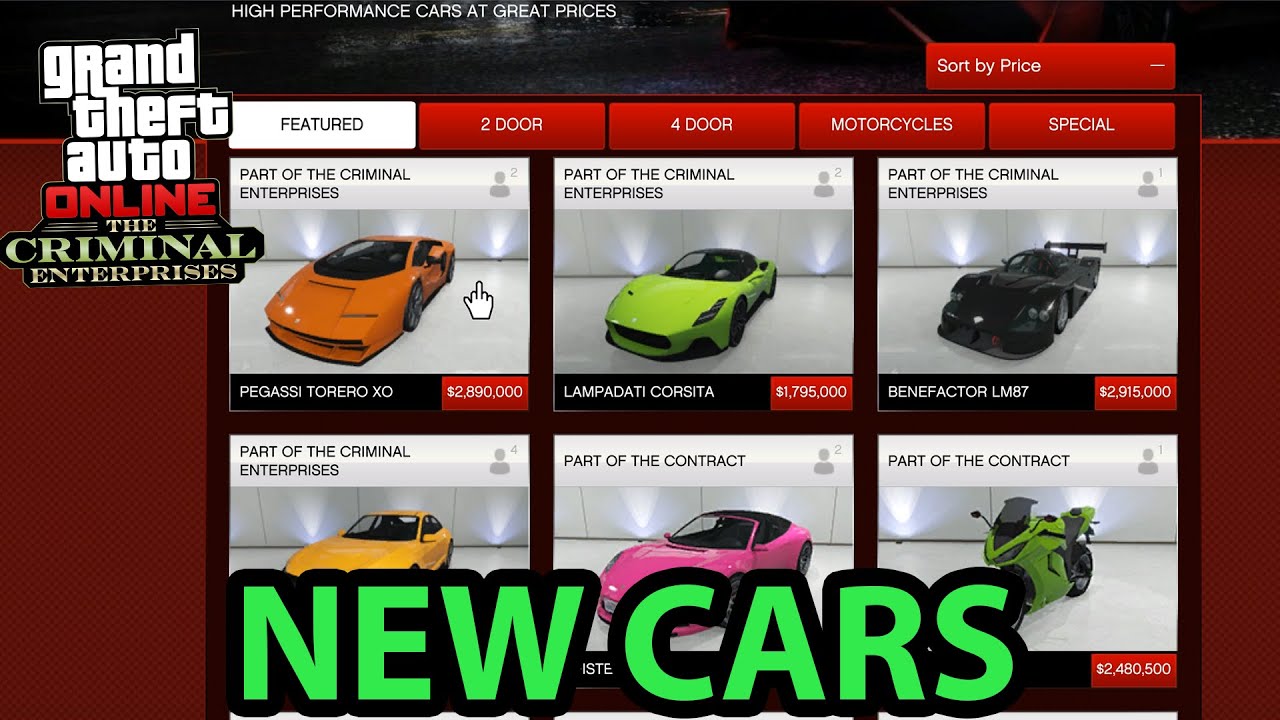 GTA Online The Criminal Enterprise DLC- All NEW Vehicles Gameplay