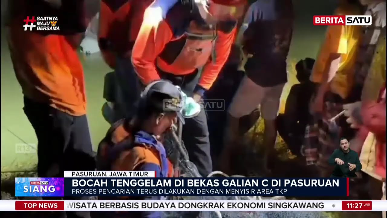 Bocah Tenggelam di Kubangan Bekas Galian C Pasuruan #beritasatu