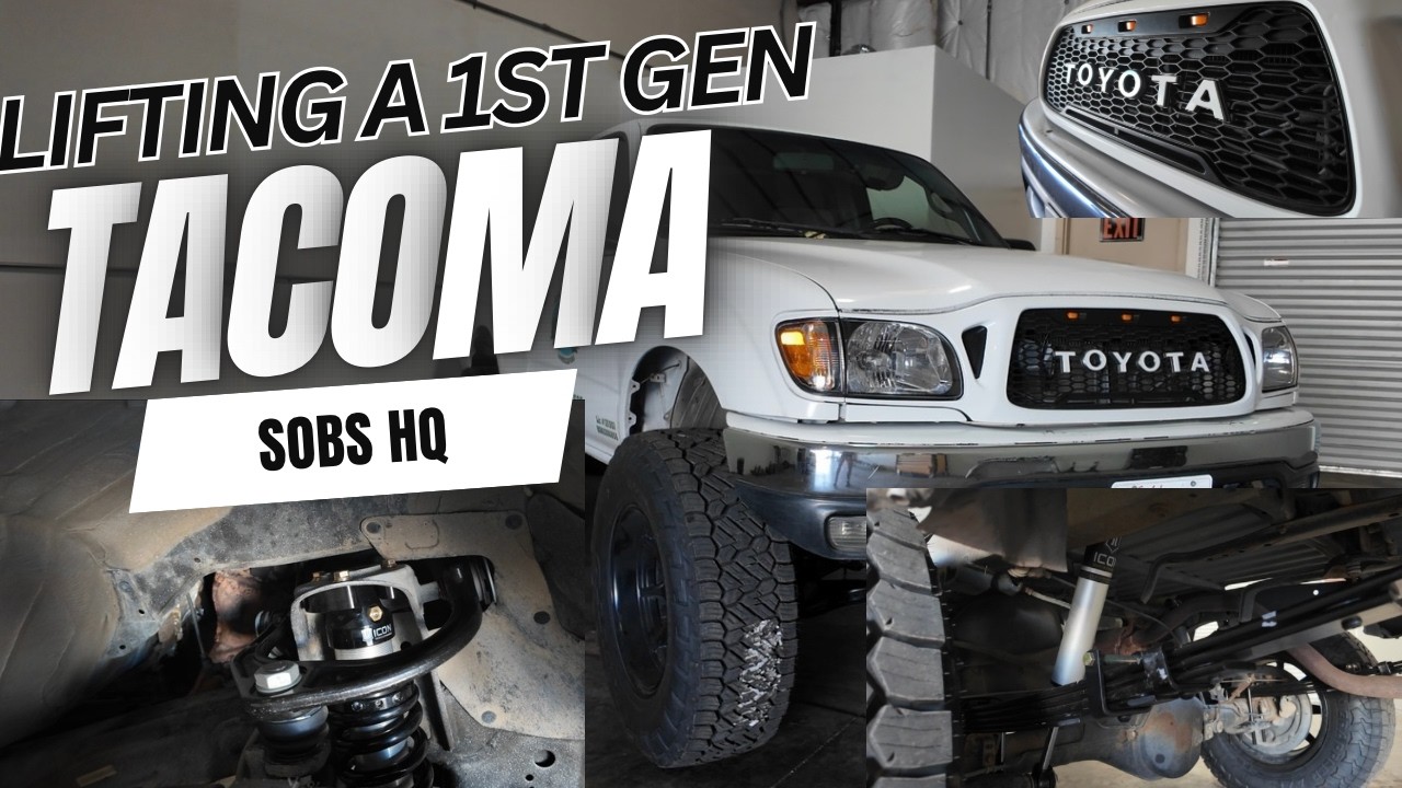 LIFTING A TACOMA @ THE SHOP‼️