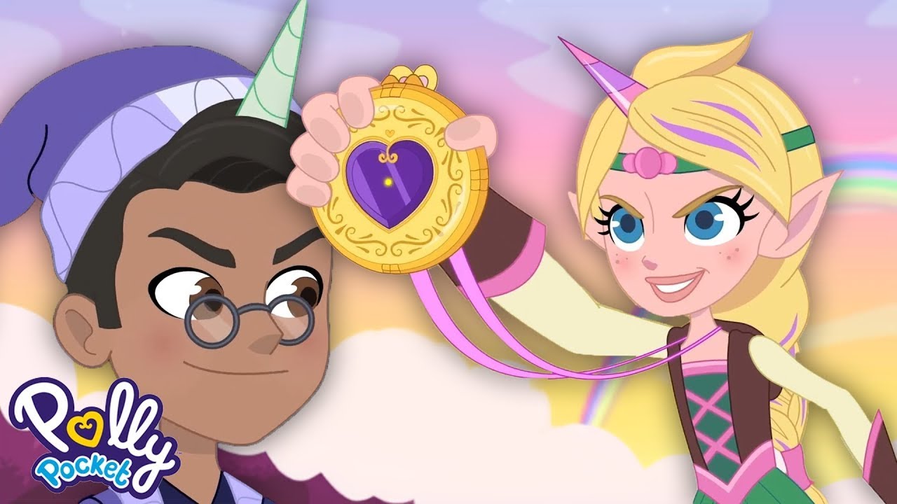 Polly Pocket's Escape to the Fairy and Unicorn World | Fantasy Episode | Cartoons