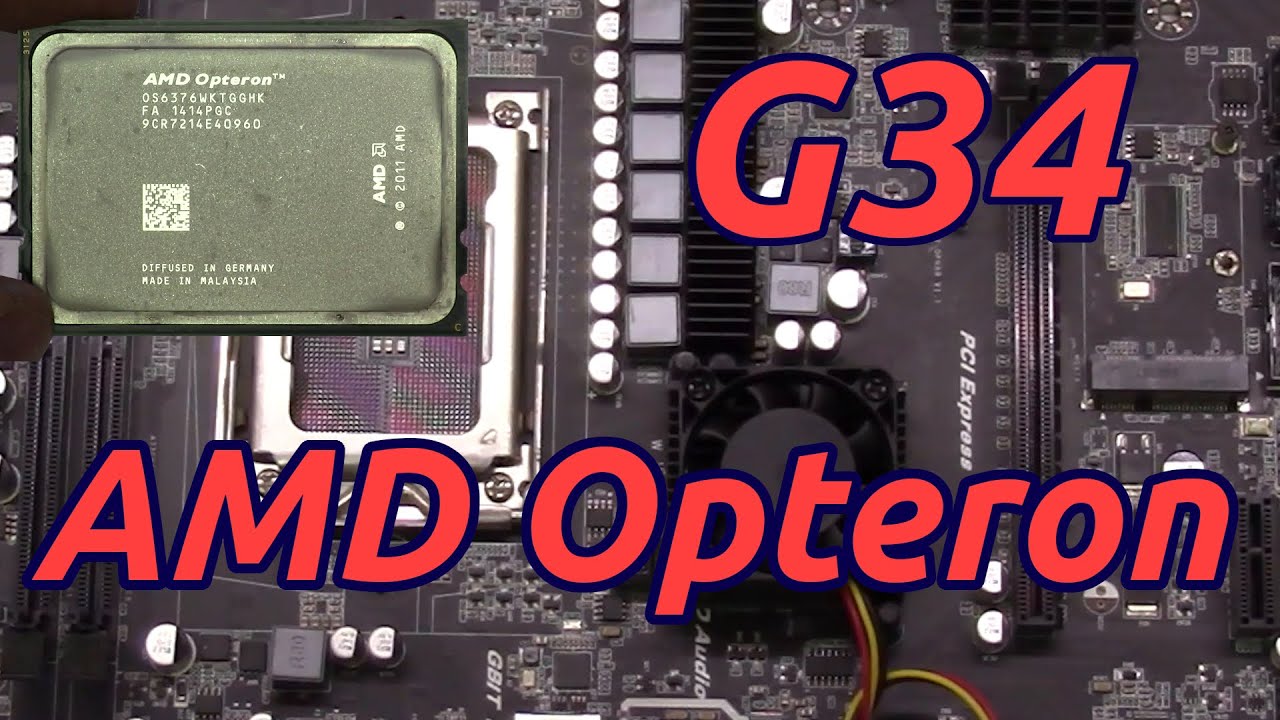 AMD Opteron 6376 socket G34 - играем на серверном процессоре