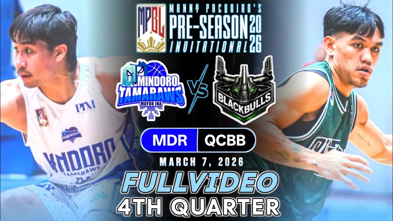 Ganda ng Laban💪 MINDORO vs QUEZON CITY! Full 4th Quarter MPBL pre-season