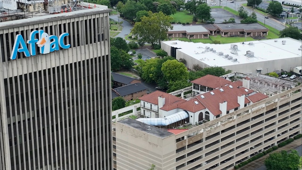 ABANDONED Mansion On Top Of Aflac HQ!!!
