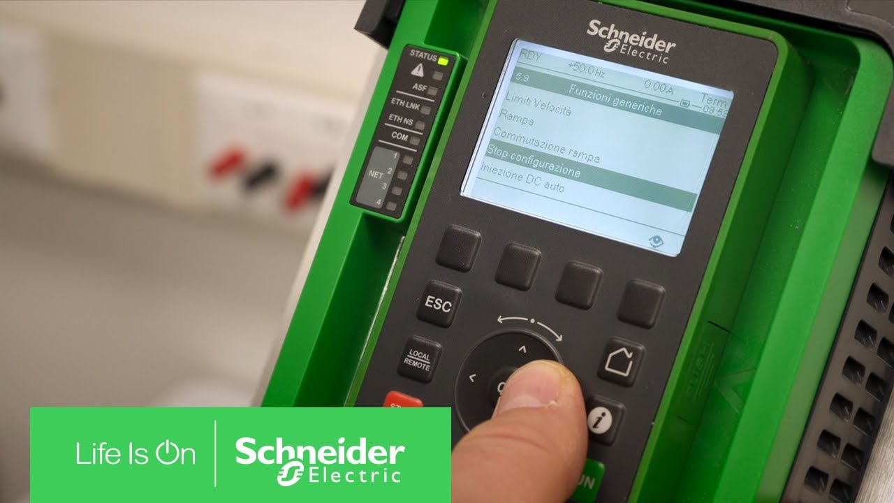 Come assegnare arresto rapido (FST) al comando di stop su Altivar 600 | Schneider Electric Italia