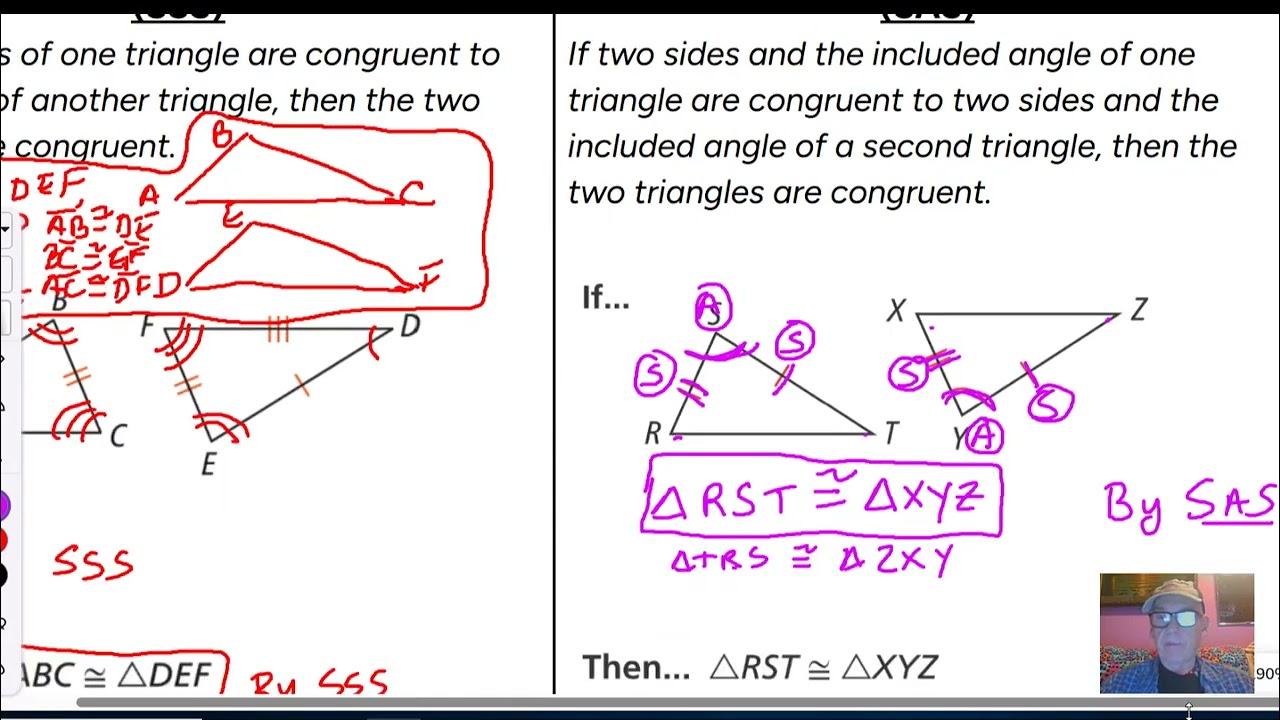 4-3 SSS and SAS Triangle Congruence Guided Notes