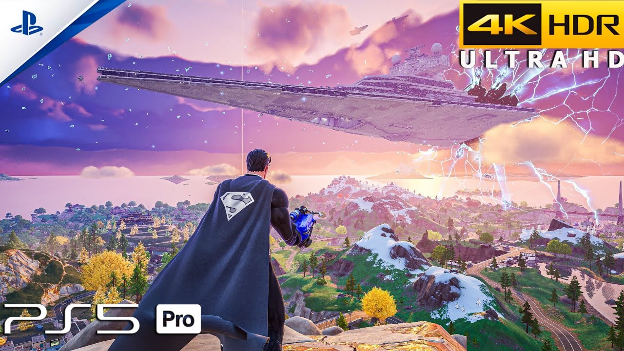 Fortnite (PS5 Pro) 4K 120FPS HDR Gameplay (Chapter 6 Season Star Wars)