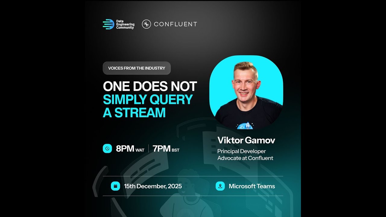 One Does Not Simply Query a Stream