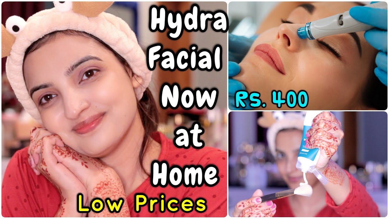 Hydra Facial in 400? 😱 Do Hydra Facial yourself at Home Best Results with Manual Hydra Facial Kit