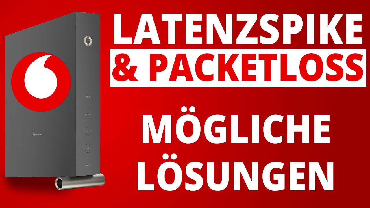 Vodafone Latenzspikes & Paketverluste - Ursachen und m&ouml;gliche L&ouml;sungswege - Pingspike Packetloss