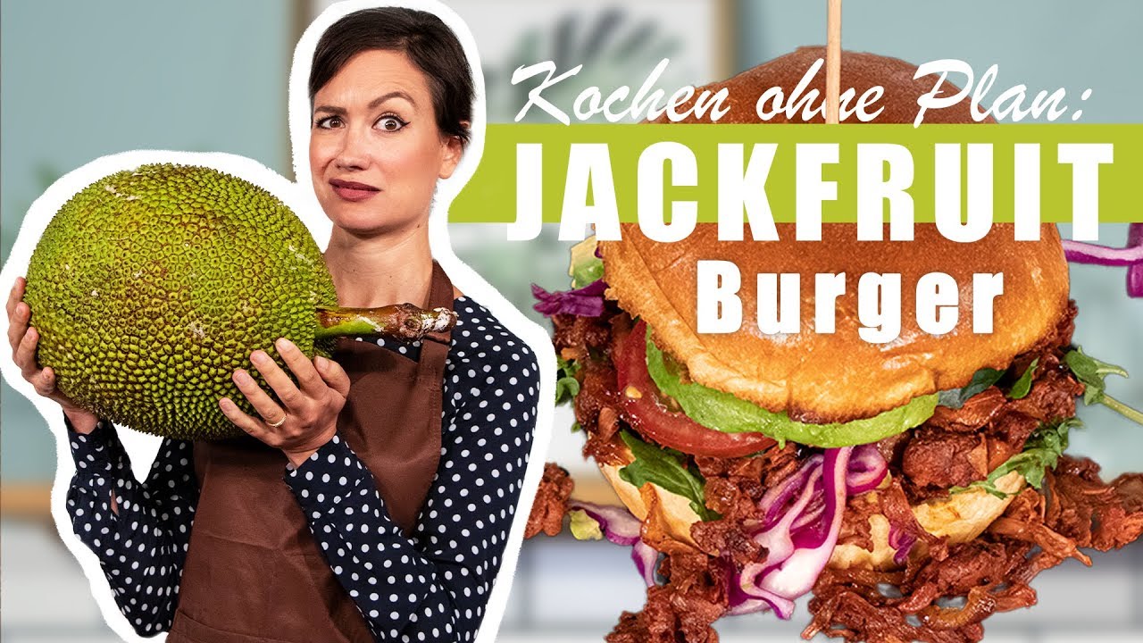 PULLED JACKFRUIT BURGER - Doro kocht ohne Plan!