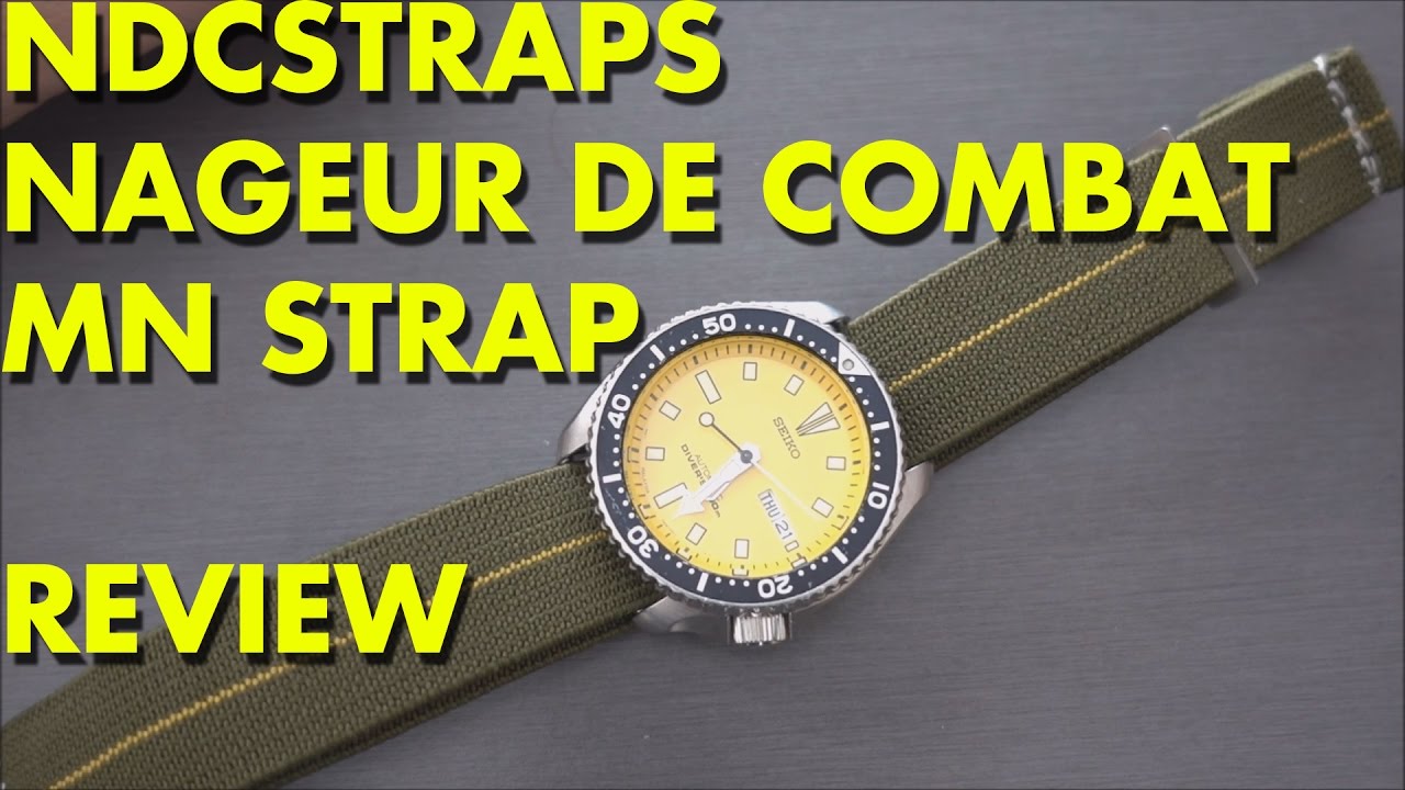 PRODUCT REVIEW - NDCSTRAPS Marine Nationale Combat Diver Watch Strap