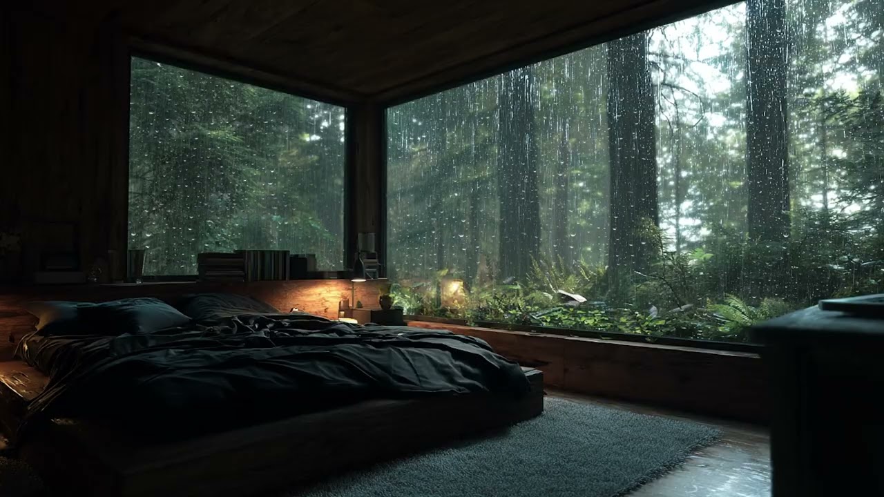 3 Hours Soft Rain & Quiet Ambience 🌧️ Relaxing Sleep Night