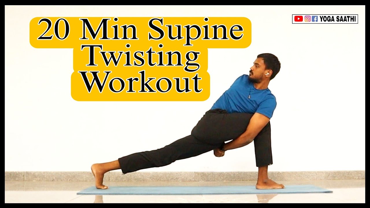 Supine Twisting Exercise/How To Do Twisting Asana/Different Types Of Twisting Practices-Yoga Saathi.