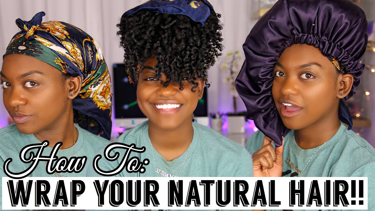 How to Wrap/Preserve your Natural Hair At Night | ALL HAIR TYPES & LENGTHS!