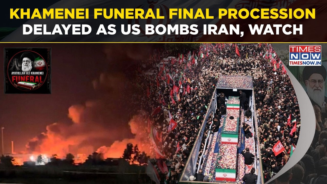 US Bombs Iran: Khamenei Funeral Final Procession Delayed In Mashhad Amid Middle East Tensions