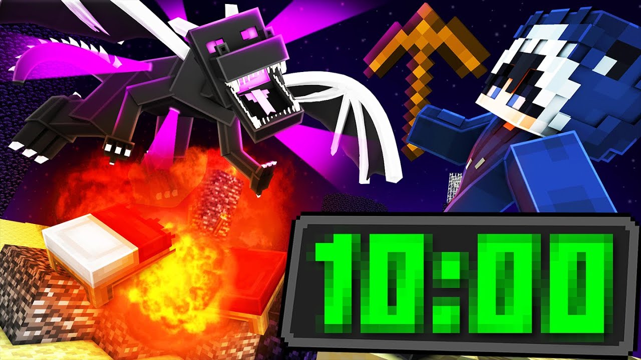 MINECRAFT in UNTER 10 MINUTEN DURCHSPIELEN...