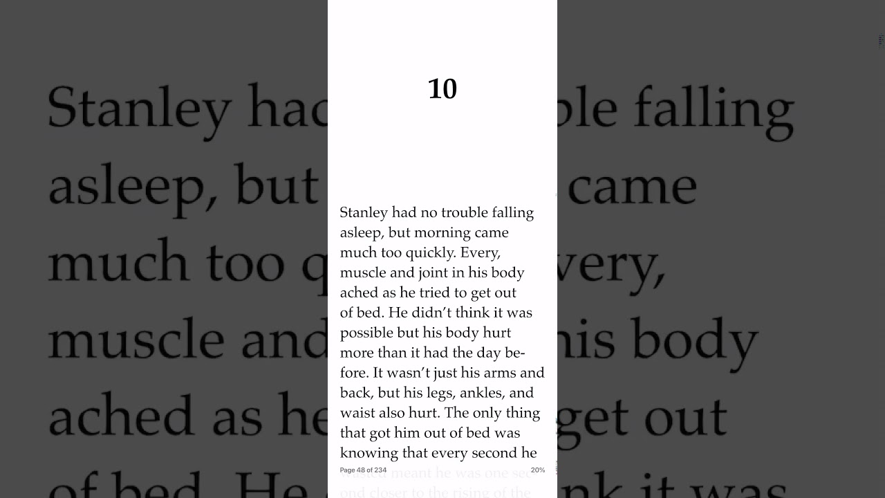 Holes Chapter 10