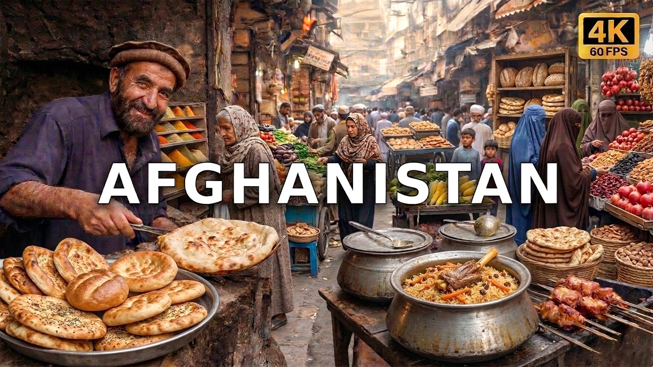 🇦🇫 Jalalabad, Afghanistan: Local Life and Street Food Tour | 4K 60FPS