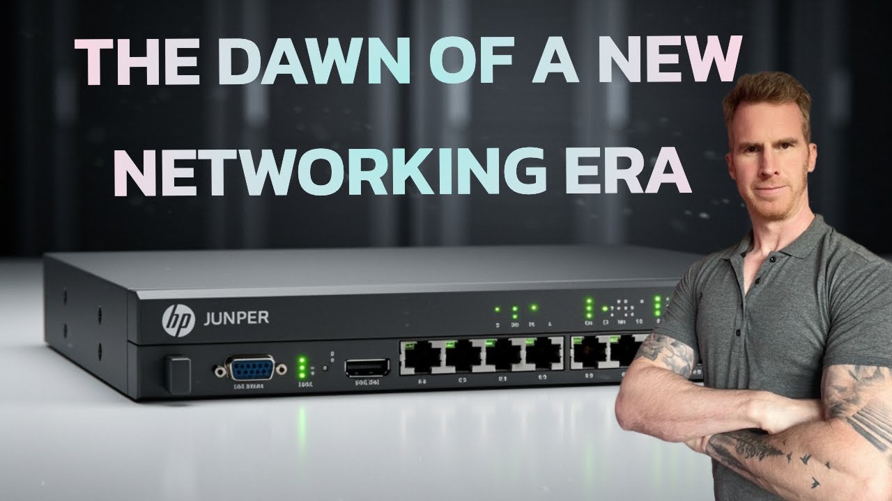 MASSIVE news!  HPE just acquired Juniper Networks