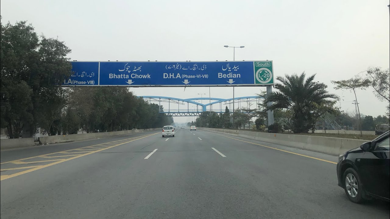 Lahore Ring Road, On the way Airport and DHA