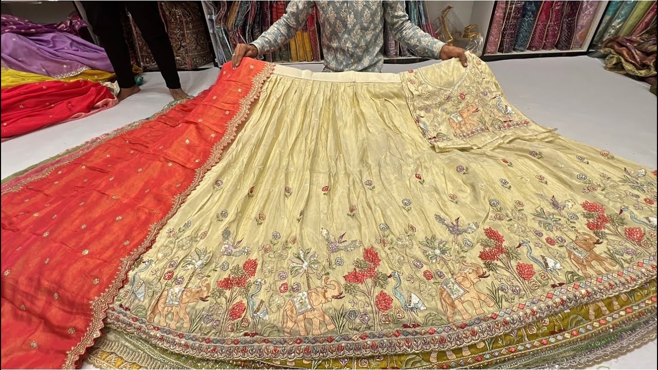 chickpet Bangalore latest wholesale Lehangas || Single piece courier available