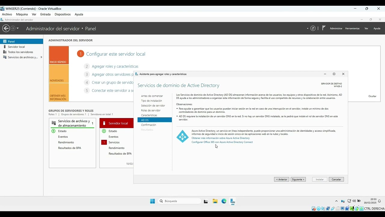 4-INSTALACIÓN DE ACTIVE DIRECTORY ADDS EN WINDOWS SERVER 2025
