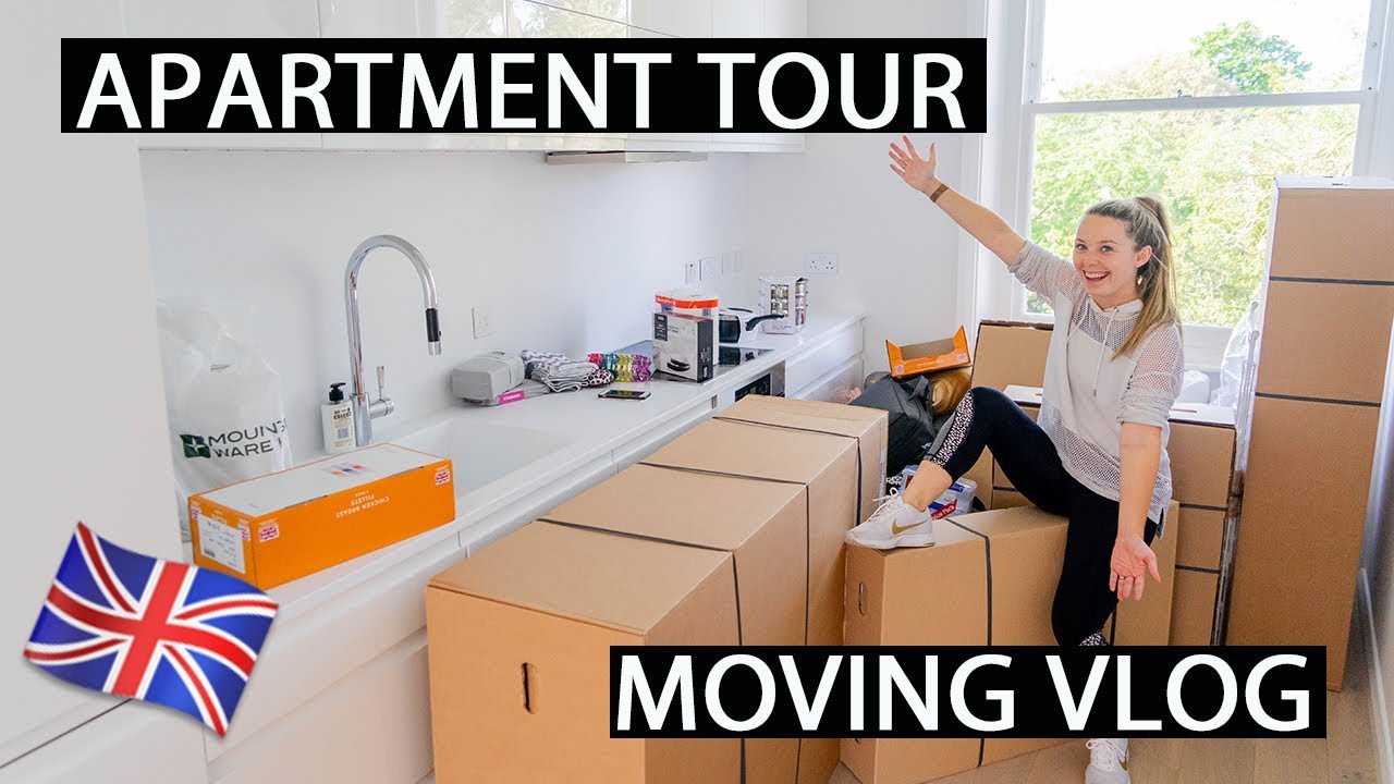 EMPTY LONDON FLAT TOUR | MOVING VLOG #1 | 2019