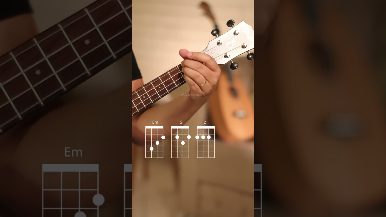 Louvor com 4 ACORDES no UKULELE