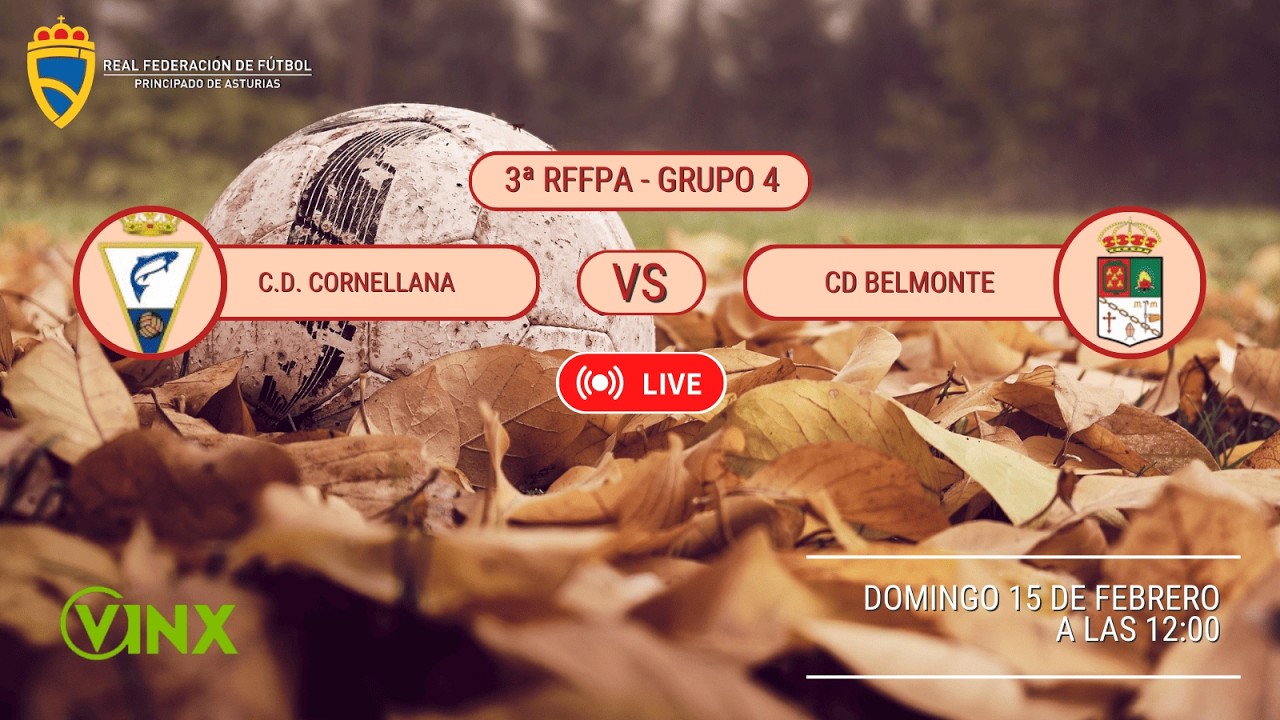 CD CORNELLANA - CD BELMONTE: 3&ordf;RFFPA GRUPO 4