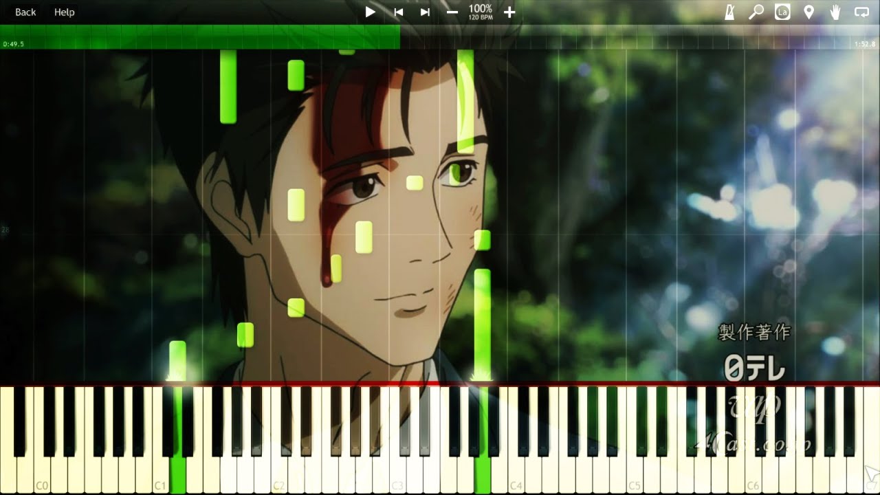 Parasyte (Kiseijuu sei no kakuritsu) - Bliss + Pride and Joy (Piano Tutorial) (Synthesia + Sheets)