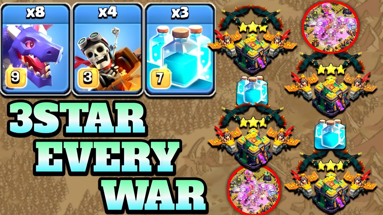 Th14 Clone Hydra Rider Attack Strategy 2022!! Best Th14 3 Star War Attack Strategy - Clash of Clans