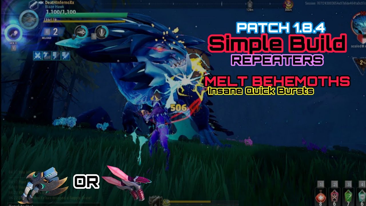 Patch 1.8.4 | MELT Behemoths with Simple Repeaters Build | Quick Insane Bursts - Dauntless Indonesia