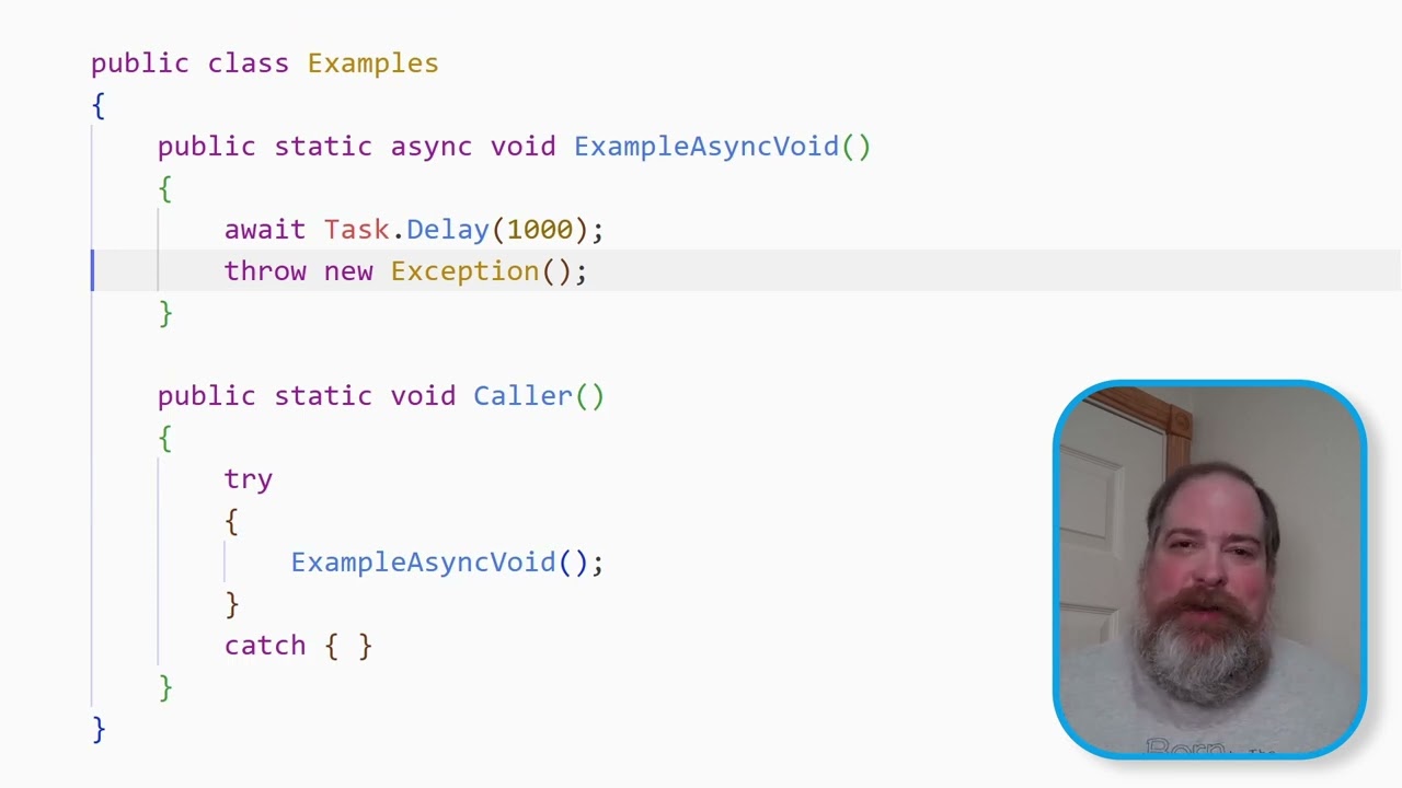 Async Gotcha #2: Async Void