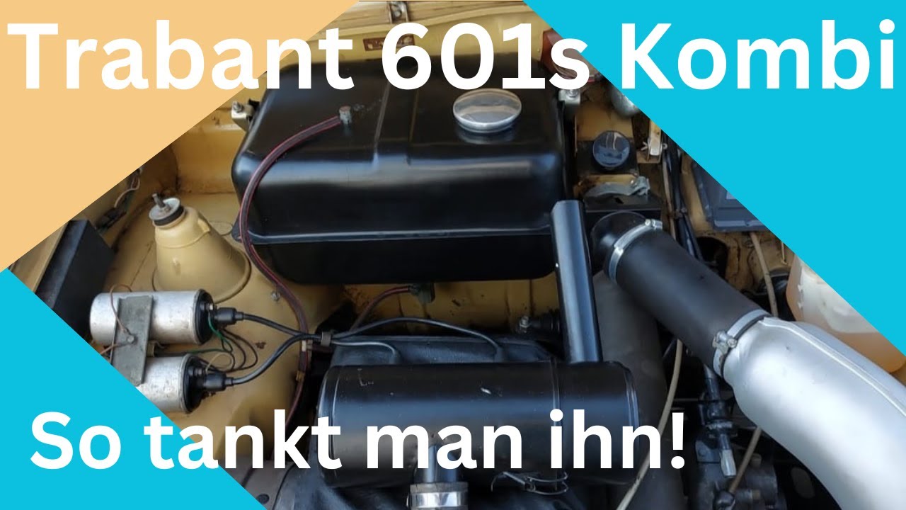 ⛽️ Trabant 601S richtig tanken: Das perfekte 1:45 Gemisch! 🚗✨