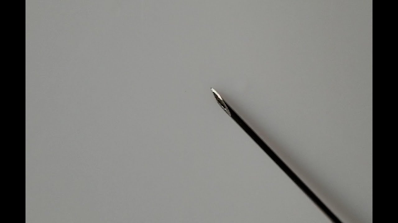 What Is the Needle Bevel You Ask?