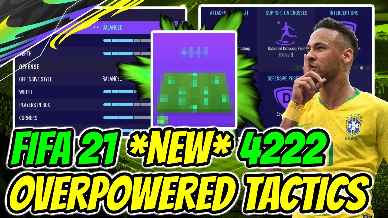 FIFA 21 *UNBELIEVABLE* 4222 META CUSTOM TACTICS/INSTRUCTIONS (POST PATCH) FOR MORE FUT 21 WINS!